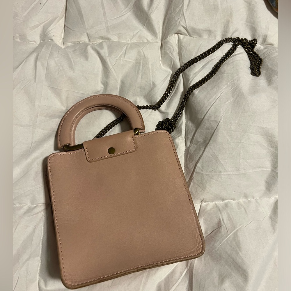Madewell Pink Leather Bag